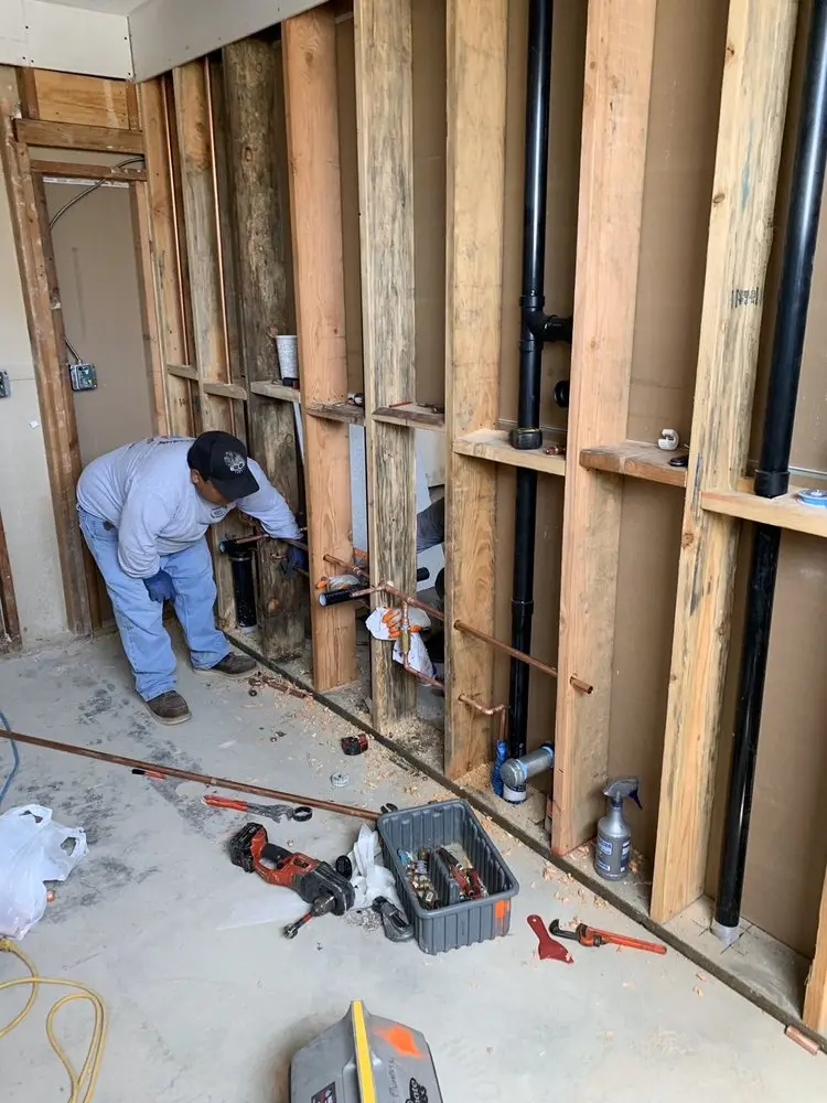 Commercial rough-in plumbing for Trenchless Sewer Repair in Searingtown